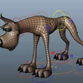 To Bulldog Animal 3d-modell