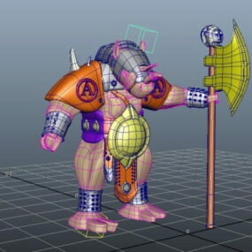 3D model Rhino Warrior