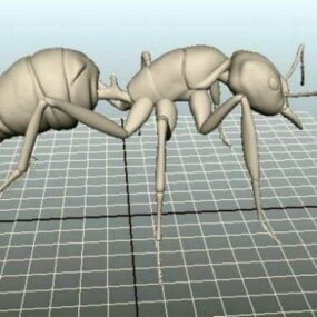 Modello 3d della grande formica