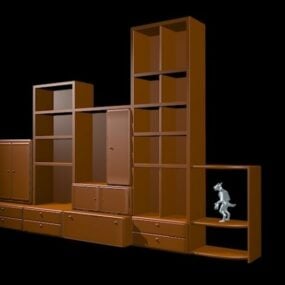Curio Display Shelves 3d model