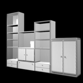 Toy Cabinet Shelves 3d model