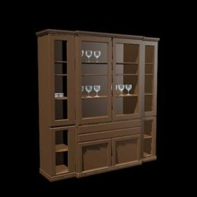 Furnitur Kabinet Bar Rumah model 3d