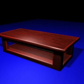 Asian Style Coffee Table 3d model