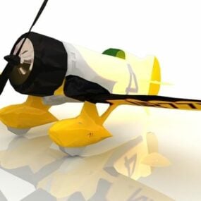 Model 3D samolotu Gee Bee