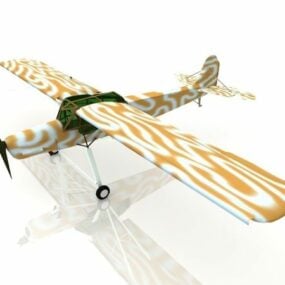 Slepcev Storch Uçağı 3D modeli