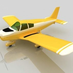 3д модель самолета Пайпер Чероки