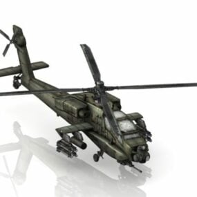 Modello 3d dell'elicottero d'attacco