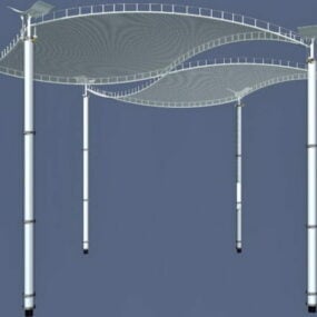 Nowoczesny model 3D Plaza Canopy