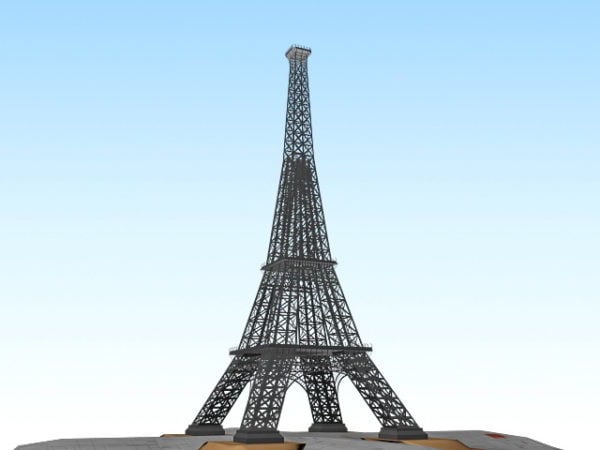 Hochwertiges Eiffelturmgebäude