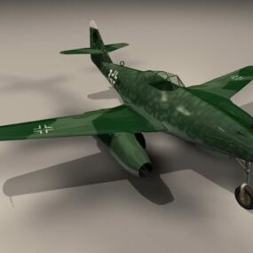 Me 262 Schwalbe Fighter Aircraft 3d-modell