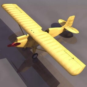 Modelo 3D de aeronave esportiva Ace Baby Ace