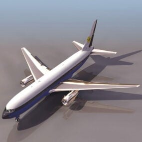 Avion de ligne Boeing 767 modèle 3D
