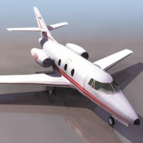 Falcon 10 Transport Aircraft 3d-model