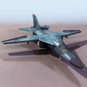 F-111 Aardvark 전투기 폭격기 항공기 3d 모델