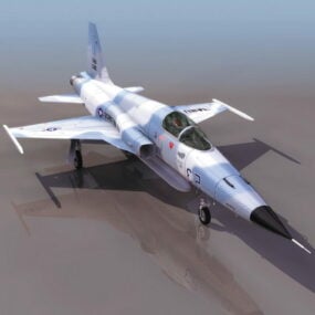 Usaf F-5f Tiger Ii gevechtsvliegtuigen 3D-model