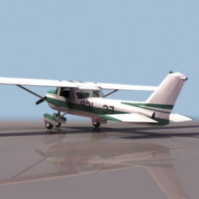 نموذج طائرة سيسنا 172 سكاي هوك ثلاثية الأبعاد