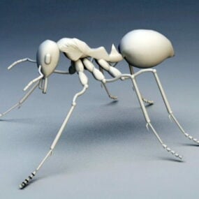 Modello 3d della formica proiettile