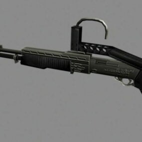 战斗霰弹枪3d模型