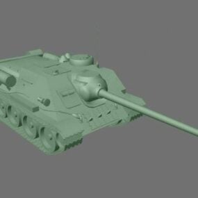 Su-100 tankvernietiger 3D-model