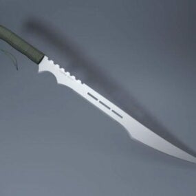 Model 3d Pedang Gigi Gergaji