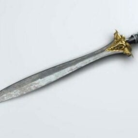 Múnla Elven Sword 3D saor in aisce