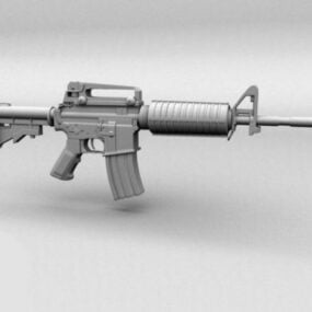 M4卡宾枪3d模型