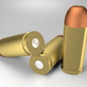 Pistol Bullets 3d model