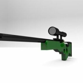 Fusil de précision Awm modèle 3D