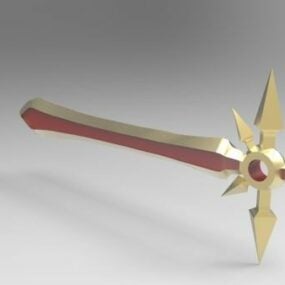 Model Pedang Leona 3d