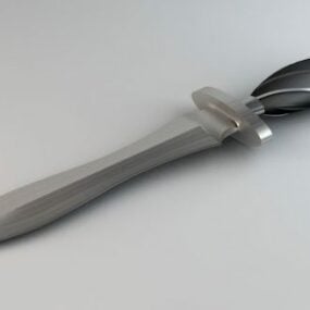 3d модель кинджального ножа