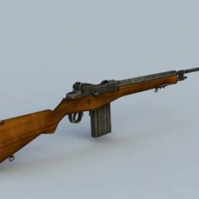 Fusil Johnson M1941 modèle 3D