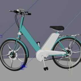 Modelo 3d de bicicleta de transporte urbano