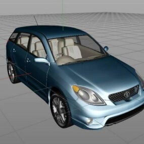 Mô hình xe Toyota Matrix 3d