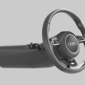 Auto Steering Wheel 3d model