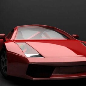 3д модель нового автомобиля Lamborghini