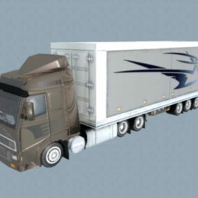 Mô hình xe tải Volvo 3d