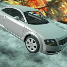 نموذج سيارة كوبيه نموذجي ثلاثي الأبعاد