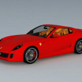 Voiture de sport Ferrari 599 Gtb Fiorano modèle 3D