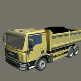 Dump Truck Heavy Vehicle 3D-malli