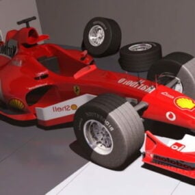 1д модель автомобиля Ferrari F3