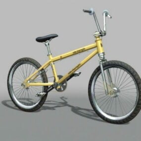 超级小轮车自行车3d模型