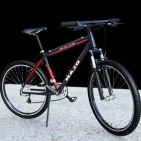 Typical Mountain Bicycle 3d model
