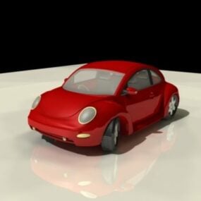3д модель автомобиля Volkswagen Beetle Bug