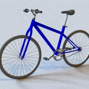 City Bicycle Small Wheel 3d model