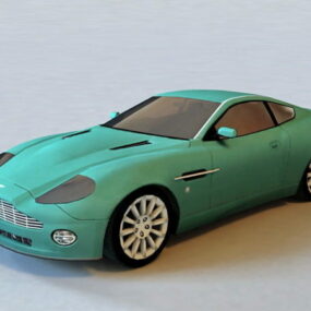 Model 3d Mobil Olahraga Aston Martin Vanquish