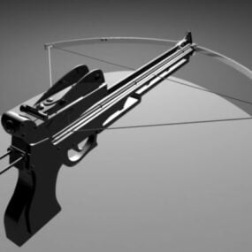 Model 3D broni z kuszy wojskowej