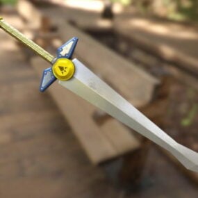 Starożytny miecz Okaryna czasu Model 3D