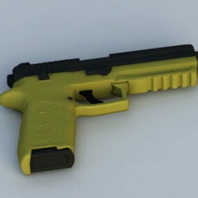 Handgun P250 Air Pistol 3d model