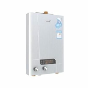 Home Gas Water Heater 3d model
