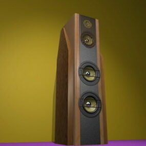 Audio Equipment Stereo Speaker 3d model